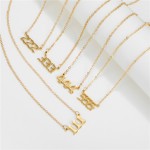 Digital Necklace Factory - Angel Digital Necklace with Diamond Pendant Waterproof Non-fading