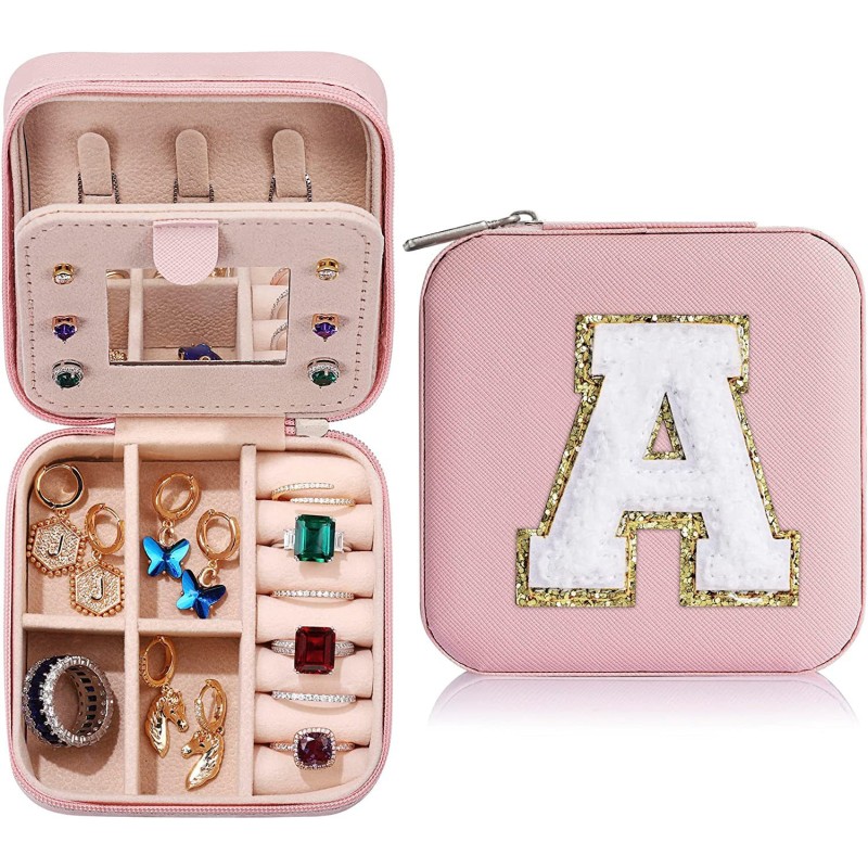 Creative Jewelry Box Supplier - 26 Creative Alphabet Jewelry Box Portable Travel Storage Box