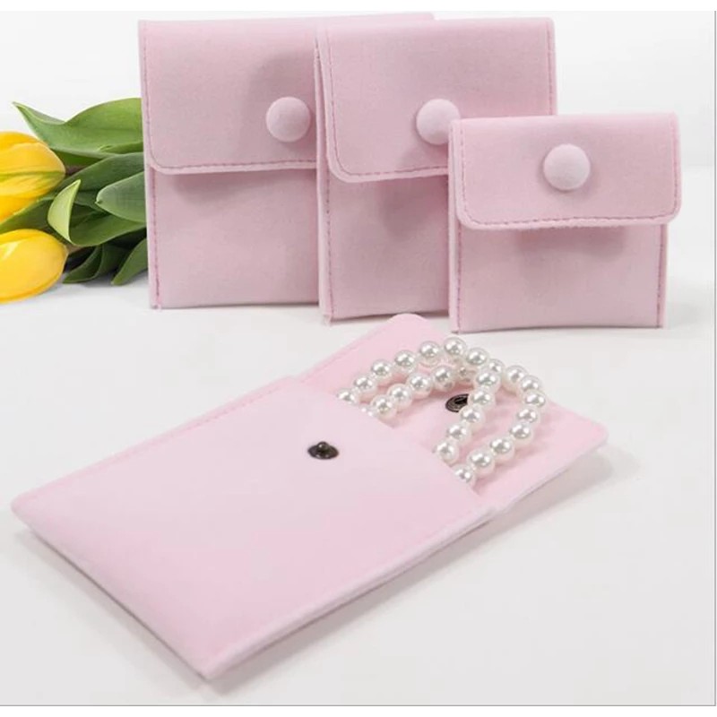 Jewelry Pouch Factory - Eco-friendly Soft Velvet Gift Jewelry Storage Fabric Packaging Bags