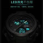 电子表供应商-多功能户外运动硅胶电子防水表