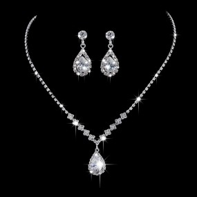 Bridal Set Manufacturer - 2025 Hot Selling Wedding Accessories Bridal Jewelry Sets for Women