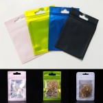 箔袋供应商-磨砂铝箔拉链礼品包装可重封糖果手镯袋
