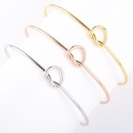 Heart Bracelet Factory - Minimalist Heart-tied Titanium Steel Bracelet Waterproof Adjustable
