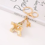 Eiffel Tower Keychain Factory - Korean Version Full Diamond Paris Eiffel Tower Car Key Chain