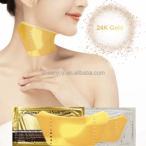 Neck Mask Patches Manufacturer - 24k Gold Collagen for Hydration & Wrinkle Reduction
