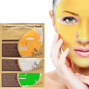 Foil Face Patch Manufacturer - Premium Anti-Aging Vitamin C Crystal Sheet