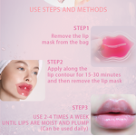 Collagen Powdered Lip Mask Manufacturer - Private Label Cherry Jelly with Vitamin C & Hyaluronic Acid