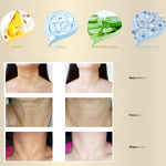 Vitamin C Sheet Mask Manufacturer - Organic Neck Skincare Pads for Dry Skin