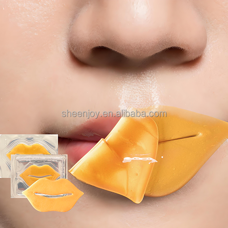 Lip Collagen Mask Manufacturer - 24K Gold, Aloe Vera, Vitamin C & Hyaluronic Acid Infused Hydrating Sleep Mask