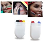 Face Paint Crayon Stick Manufacturer - 3 Color Eco Washable for Sports Fan Parties