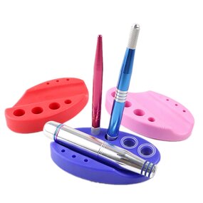 Tattoo Stand Base Manufacturer - Silicon Oval Design for Ink Cup & Pen Holder