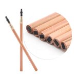 Square Hard Refill Wood Eyebrow Pencil Manufacturer - 5 Color Waterproof Microblading & Permanent Makeup Pen