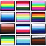 Face Paint Kit Manufacturer - 6 Rainbow Colors, Water-Soluble & Washable for Body Art