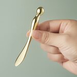Metal Ball Eye Cream Applicator - Gold Cosmetic Massage Tool for Skin Care