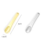 Cosmetic Spoon Manufacturer - Mini Metal Spatula for Face Cream & Makeup in Rose Gold