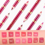 Matte Lip Liner Pencil Manufacturer - 12 Color Wooden PMU & Lipstick Design Tool