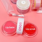 Lip Scrub & Balm Set Manufacturer - Private Label Organic Vegan 2-in-1 Lip Care