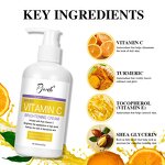 Turmeric & Vitamin C Body Lotion - Brightening & Hydrating Skin Moisturizer