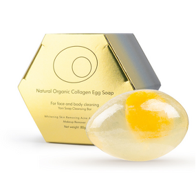Collagen Egg Soap - Natural Organic Whitening & Hydrating Face and Body Bar