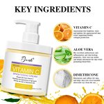Body Cream Manufacturer - Private Label Brightening Lotion with Vitamin C, Turmeric & Glycerin