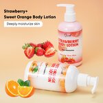 Vitamin C Body Lotion Manufacturer - Private Label Strawberry Whitening Moisturizer 250ml