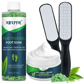 Foot Spa & Urea Cream Manufacturer - Private Label Pedicure Set with Tea Tree Oil & Callus Remover
