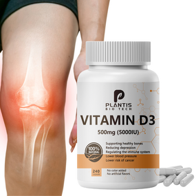 Plantis Bone Health Capsules Manufacturer - Natural Vitamin D3 Calcium Magnesium Zinc for Adults