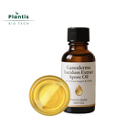 Ganoderma Lucidum Extract Spore Oil Manufacturer - Food Grade 20% Triterpene Reishi Oil in Bottle