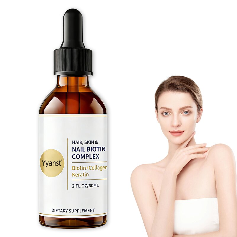 Collagen Drops Manufacturer - OEM/ODM GMP Certified Organic Sugar-Free Biotin for Nails & Skin