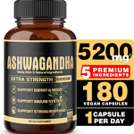 Ashwagandha Capsules Manufacturer - 5-in-1 Mood Balance Supplement, 60 Capsules, Vegetarian