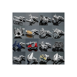 Music Cufflinks Manufacturer - Brass Music Musical Instrument Notes Cufflinks Men's French Shirt Cufflinks Wholesale