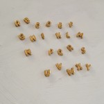 泡泡姓名项链供应商-2023极简防锈不锈钢个性化迷你泡泡姓名项链