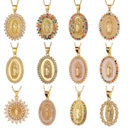 Teddy Bear Necklace Supplier - Teddy Gummy Bear Necklaces Gold Plated Stainless Steel Chain Cubic Zirconia Brass