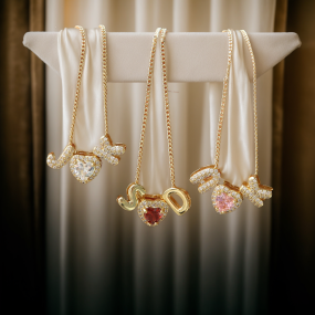 Bubble Letter Necklace Manufacturer - Personalized Alphabet Balloon Letter Initial Chain Gold Birthstone Charm