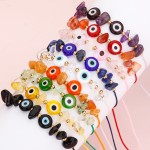 Rainbow Evil Eye Bracelet Manufacturer - Fashion Evil Eye Bracelet Rainbow Crystal Gold Beads Turkish Lucky
