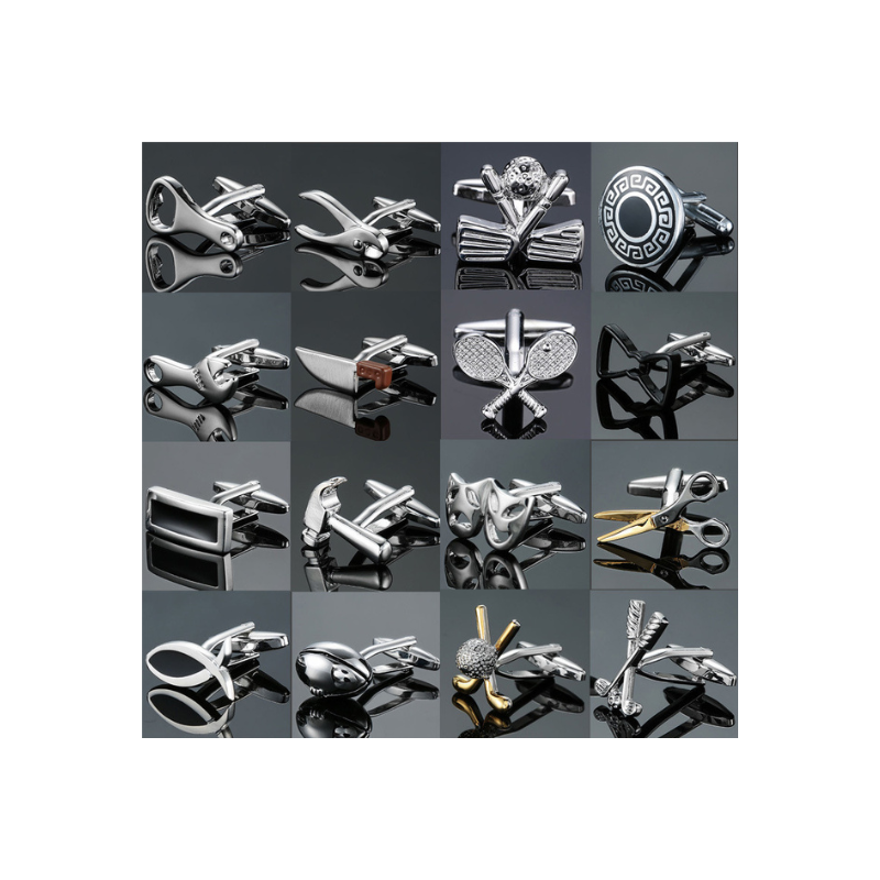 Vintage Cufflinks Factory - High Quality Crystal Zircon Vintage Cufflinks Men's French Shirt Wholesale Cufflinks