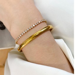 Enamel Ring Manufacturer - Wholesale Waterproof Dainty Statement Stackable Thin 2mm Enamel Ring for Women Jewelry