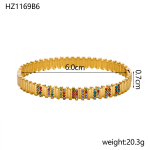 Designer Bangle Factory - Luxury Stainless Steel Men Women Designer Fashion Gold Bangle Bracelet 18k Waterproof
