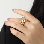 Geometric Earrings Supplier - Stainless Steel Jewelry Wholesale Geometric Chunky Earrings Hoops 18k Gold Waterdrop