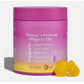 Probiotic Gummies Manufacturer - Slippery Elm, Pineapple Flavor, 60-Piece for Adults