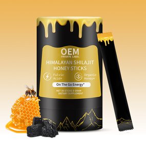 Shilajit Energy Drink Manufacturer - OEM Custom with Pure Himalayan Shilajit & Honey