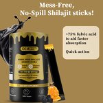 Shilajit Honey Sticks Manufacturer - Lab Tested, 85+ Minerals, 30g Bottle