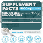 Creatine Monohydrate Powder Manufacturer - Private Label 300g/500g Unflavored for Adults