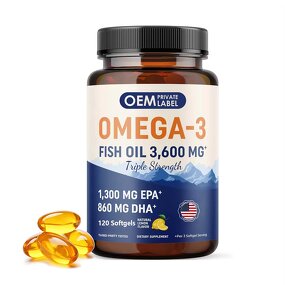 Fish Oil Softgel Capsule Manufacturer - 1000mg Omega3 EPA DHA 18/12 for Adults