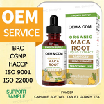 Organic Maca Root Liquid Extract Manufacturer - 30ml Drops for Adults, Supports Libido & Energy