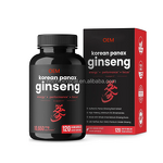 Red Ginseng Root Extract Capsules Manufacturer - Max Strength High Ginsenosides for Men