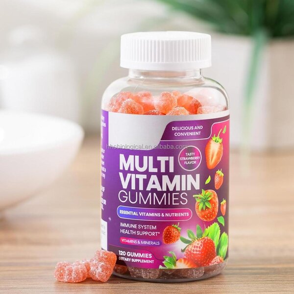 Adult Multivitamin Gummies Manufacturer - Vitamin C D3 B12 with Folate & Biotin, 120 Count