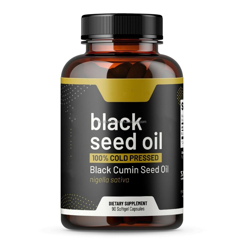 Black Seed Oil Softgel Manufacturer - 1000mg Cold-Pressed Organic Non-GMO for Immune Support