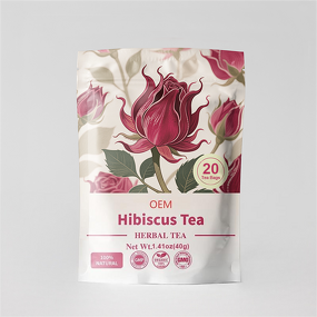 Hibiscus Tea Manufacturer - Organic Dried, 20 Plant-Based Tea Bags