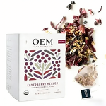 Elderberry Herbal Tea Manufacturer - Organic Caffeine Free GMP Certified 2g Bags